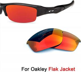 img 2 attached to LOTSON Replacement Lenses For Oakley Flak Jacket Sunglasses Polarized 100% UVAB - Multiple Options