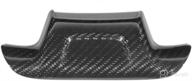 🚗 carbon fiber steering wheel trim cover for chevrolet camaro zl1 2017-2019 (no hole) logo