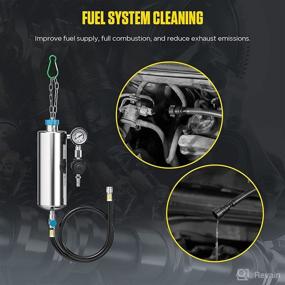 img 2 attached to FXTUL Fuel System Cleaner Kit for Gasoline and Diesel Cars - Non-Dismantle Fuel Injector Cleaner with Carrying Case