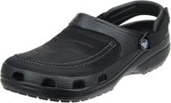 👞 crocs yukon vista adjustable espresso men's shoes - stylish mules and clogs for ultimate comfort logo