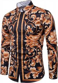 img 2 attached to Обновите свой стиль с помощью мужских приталенных классических рубашек WHATLEES — роскошных и модных!