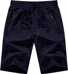 img 3 attached to Stylish MLANM Men'S Beach Shorts With Drawstring, Elastic Waist, And Convenient Zipper Pockets For A Comfortable And Casual Fit During Summer