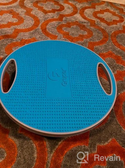 img 1 attached to Gruper Wobble Balance Board: Your Ultimate Workout Companion For Enhanced Balance And Stability! review by Adam Jauregui