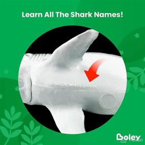 img 2 attached to 🦈 Boley Shark Toys - Realistic 10" Soft Plastic Shark Toy Set for Toddlers - Pack of 8 - Sensory Play and Birthday Party Favors for Kids