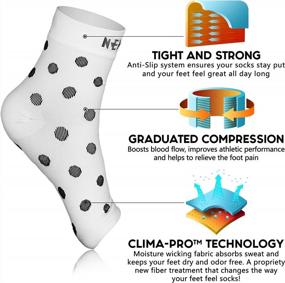 img 1 attached to 2022 NEWZILL Plantar Fasciitis Socks With Arch Support (Pair) - BEST Compression Ankle Sleeve For Injury Recovery, Foot & Ankle Swelling, Achilles Tendonitis, Joint Pain Relief And Heel Spurs.