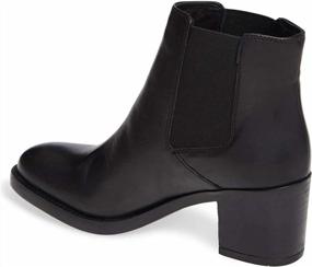 img 2 attached to Stylish & Comfortable Chelsea Boots For Women – YDN Mid Block Heel Elastic Ankle Booties