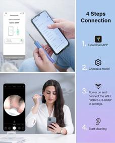 img 3 attached to Revolutionize Your Ear Cleaning Routine With BEBIRD'S Ear Wax Removal Kit - Includes Wireless 1080P FHD Ear Camera And Waterproof Otoscope For IPhone & Android Smartphones