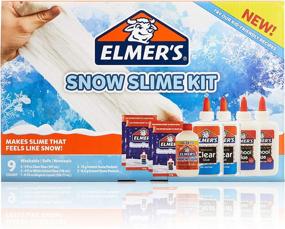 img 4 attached to 🧪 Elmer's Snow Slime Kit: Unleash Your Creativity with Clear and White Liquid Glue, Magical Liquid Slime Activator, Instant Snow Packets - 9 Count