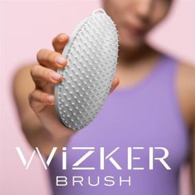 img 3 attached to WIZKER Exfoliating Brush - 🧼 Ideal for Wet and Dry Exfoliation