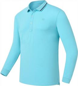img 3 attached to Men'S Golf Polo Shirts By MoFiz
