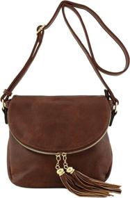 img 4 attached to Tassel Accent Crossbody Bag Flap Women's Handbags & Wallets : Crossbody Bags