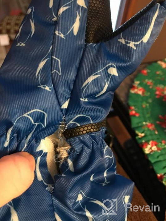 img 1 attached to 🧤 Ultimate Protection for Toddlers: Waterproof Winter Mittens with Fleece Lining - Ideal Cold Weather Accessories for Boys review by Jeff Billingsley