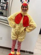 img 1 attached to Unisex Funky Chicken Halloween Costume - Get Silly In This Adult Body Suit! review by Naomi Johnson