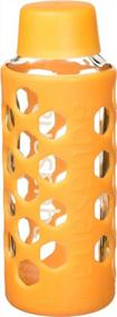 img 4 attached to Aquasana AQ-6006-OR 18Oz Glass Water Bottle W/ Silicone Sleeve - Orange