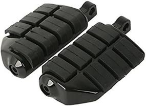 img 3 attached to Aluminum Foot Pegs Footrest Footboards Compatible With Harley Davidson Touring Electra Glide Softail & Dyna Yamaha Suzuki Kawasaki Honda