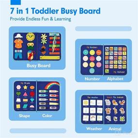 img 3 attached to Toddler Busy Board Montessori Activities