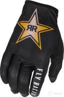 fly racing rockstar gloves black logo