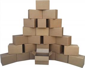 img 4 attached to 25-Pack Small Moving Boxes Bundle (16"X10"X10")