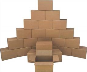img 1 attached to 25-Pack Small Moving Boxes Bundle (16"X10"X10")