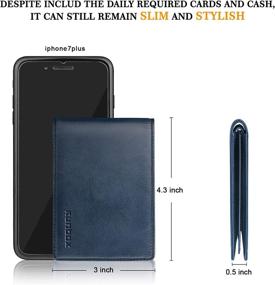 img 2 attached to RUNBOX Wallets BLOCKING Leather Stylish Men's Accessories ~ Wallets, Card Cases & Money Organizers