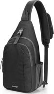 rfid blocking sling backpack crossbody chest bag daypack for hiking travel - g4free logo