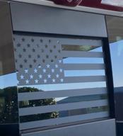 shenwinfy для dodge ram 2010-2022 заднее заднее среднее окно наклейка с американским флагом логотип