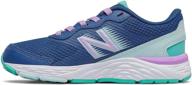 new balance lace up running captain girls' shoes ~ athletic logo