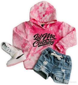 img 2 attached to Baby Toddler Waves Tie Dye Hoodie