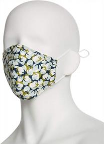 img 3 attached to Rafaella Womens Reusable Woven Fabric Face Masks (Pack Of 3, Assorted Prints And Colors)