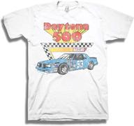 🏁 nascar vintage daytona 500 shirt: classic men's racing graphic t-shirt" logo
