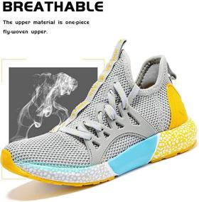 img 2 attached to 👟 Lightweight Athletic Girls' Sneakers - Wrestling, Running, and Walking Shoes