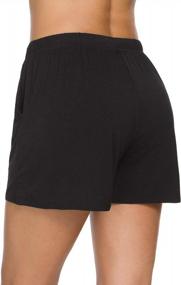img 1 attached to AMVELOP Women'S Sleep Shorts With Pockets - Set Of 2 Comfy Pajama Bottoms