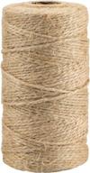 ๐ kinglake 328-ft natural jute twine - premium arts and crafts gift twine, christmas decoration, durable packing string logo