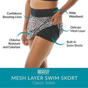 img 1 attached to Coco Reef Layered Swimsuit Castaway Women's Clothing via Swimsuits & Cover Ups