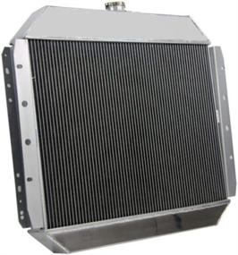 img 1 attached to 🔥 ALLOYWORKS 3 Row Aluminum Radiator for Ford Trucks F100 F150 F250 F350 1966-79 / Bronco V8 1978-79: Optimal Cooling Performance & Durability