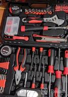 img 1 attached to Complete Home Repair Tool Set - Eastvolt 128-Piece Tool Set With Storage Toolbox review by Edward Mcnamara