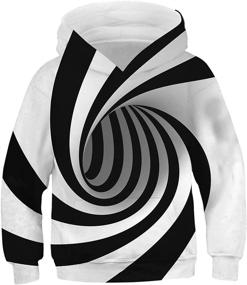 img 4 attached to Hoodies Pullover Sweatshirts Pocket Graphic Boys' Clothing ~ Fashion Hoodies & Sweatshirts