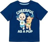 👕 cocomelon playtime toddler graphic t-shirt - boys' clothing in tops, tees & shirts collection logo