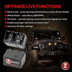 img 1 attached to 🔧 Z Automotive Tazer JL and JT Mini Programmer - Jeep Wrangler Gladiator 2018-2022: Customizable Settings, Activates Rock Crawl, Winch Mode, Light Show & More (Black) - JPJLJTTZR