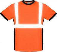 stay visible & safe with shorfune reflective safety shirt for running, cycling, walking and working logo