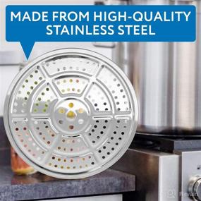 img 1 attached to 🍲 2-Pack Stainless Steel Pressure Cooker Canner Rack/Canning Rack for Presto, All-American and More - by Impresa Products - 11-Inch