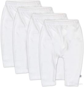 img 4 attached to Organic Cotton Cuff-Less Harem Pants Multi-Pack: Honest Baby's Stylish & Sustainable Choice for Baby Infants