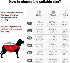 img 1 attached to 🐶 Ultimate Protection for Medium to Large Dogs with Waterproof Dog Raincoat and Winter Dog Coat