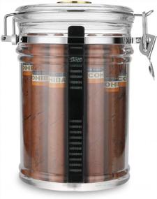 img 4 attached to CiTree Acrylic Humidor Jar - Store Up To 18 Cigars With Humidifier And Hygrometer
