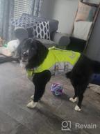 img 1 attached to ThinkPet Dog Life Jacket Reflective Lifesaver Floating Vest Adjustable (S (Chest 16.7-19.6In/Neck 11.4-16.1In), Green) review by Andy Cornelison