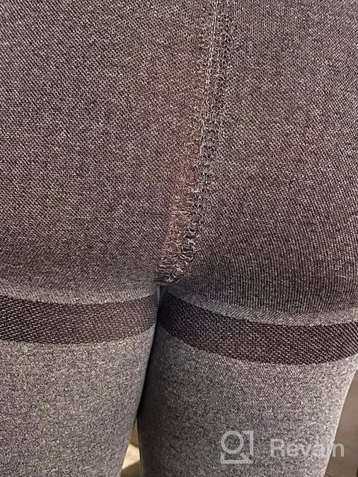 img 1 attached to High-Waist Yoga Leggings With Tummy Control And Ruched Booty - Women'S Butt Lift Workout Pants Set review by Justin Sharp