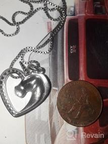 img 6 attached to Ожерелье с подвеской в ​​виде сердца единорога из стерлингового серебра: вечный подарок для женщин и дочерей