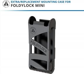 img 3 attached to Secure Your Bike Anywhere With FoldyLock Mini Bike Lock Mounting Carrying Case