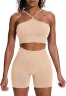 hyz workout outfits running seamless women's clothing : jumpsuits, rompers & overalls logo