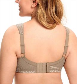 img 2 attached to Comfortable Full Coverage Minimizer Bra For Large Busts - JOATEAY Women'S Wirefree Plus Size Bras From 36B-48G